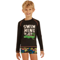 Kit Beachwear Infantil Jacaré Proteção UV 50