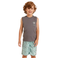 Bermuda Água Infantil Dino