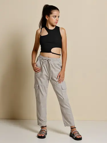 Calça Sarja Cargo