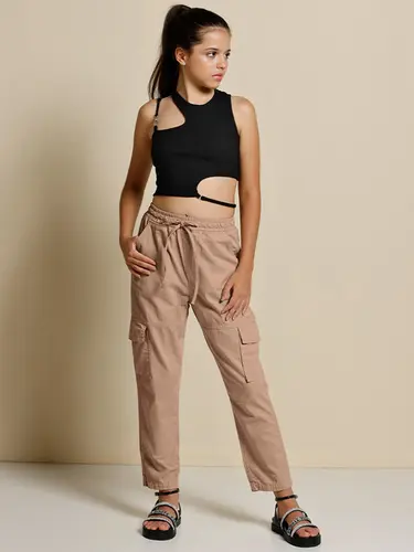 Calça Sarja Cargo