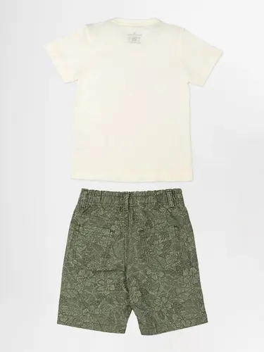 Conjunto Infantil de Camiseta e Bermuda Sarja Today