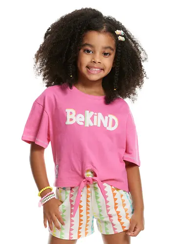 Conjunto Infantil Blusa e Shorts Viscose Be Kind