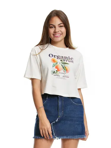 Blusa Cropped Organic Fruit