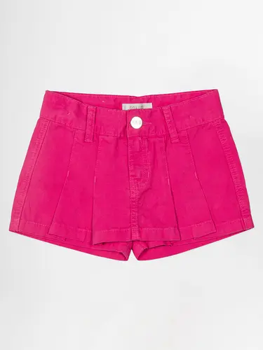 Shorts Saia Infantil Pregas Color