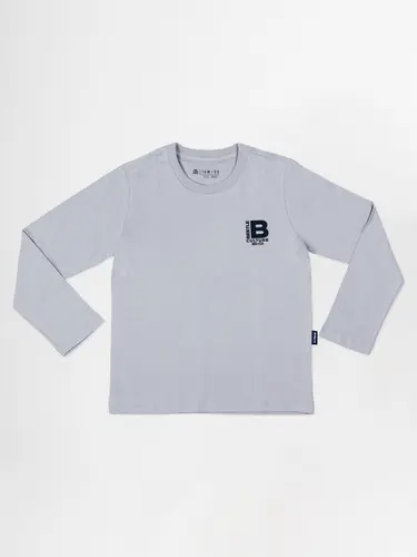 Camiseta Infantil Manga Longa Fusca Azul