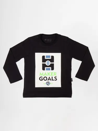 Camiseta Infantil Manga Longa Gol