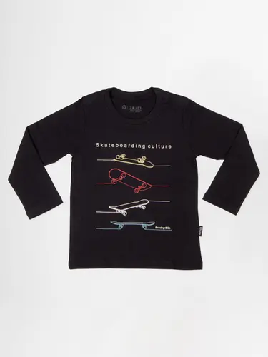 Camiseta Infantil Manga Longa Skate Culture