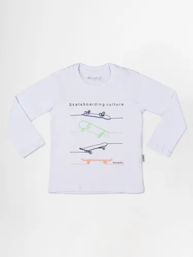 Camiseta Infantil Manga Longa Skate Culture
