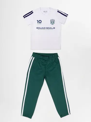 Conjunto Infantil Camiseta Dry Fit e Calça Squad Goals