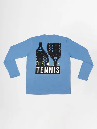 Camiseta Creative Beach Tennis Manga Longa