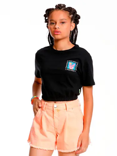 Blusa Cropped Good Vibes