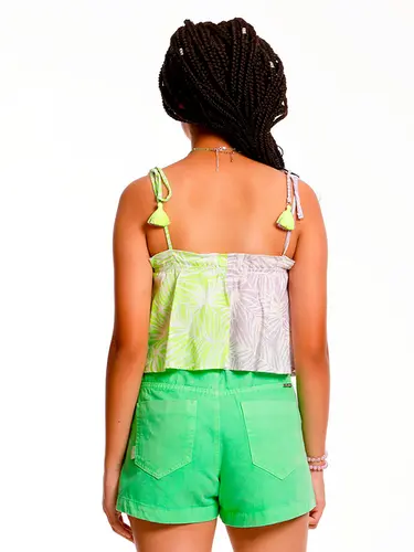 Top De Viscose Cocnut Leaf