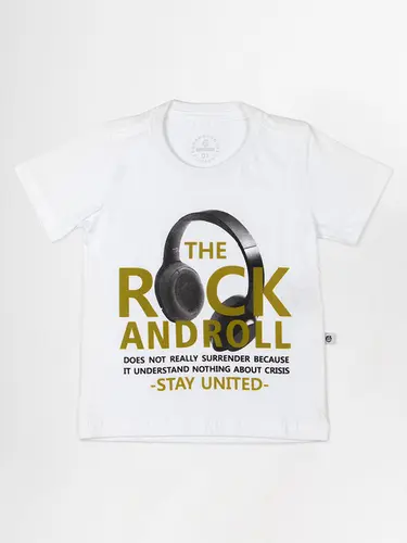 Camiseta Creative Infantil Rock And Roll