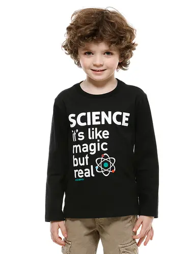 Camiseta Creatice Science Manga Longa