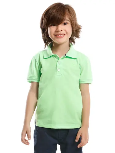 Polo Piquet Logo Essencial Infantil