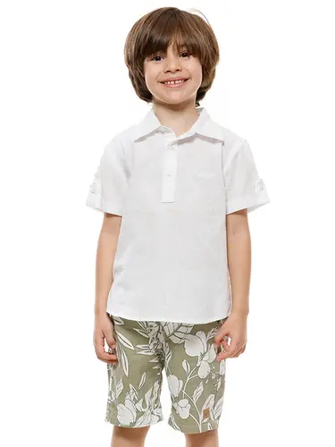 Conjunto Bata White Infantil