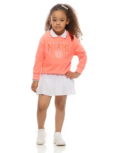 Conjunto Blusa Com Saia Microfibra Miami