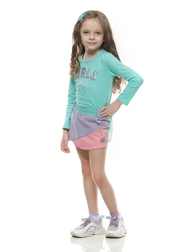 Conjunto Blusa e Shorts Saia Moletinho More Fun
