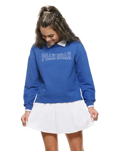 Blusa Moletinho Com Gola Poah Noah