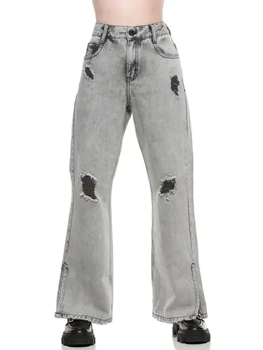 Calça Jean Wide Leg Black