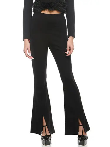 Calça Flare Ponto de Roma Black