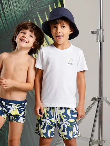 Conjunto Camiseta Shorts Água Big Waves