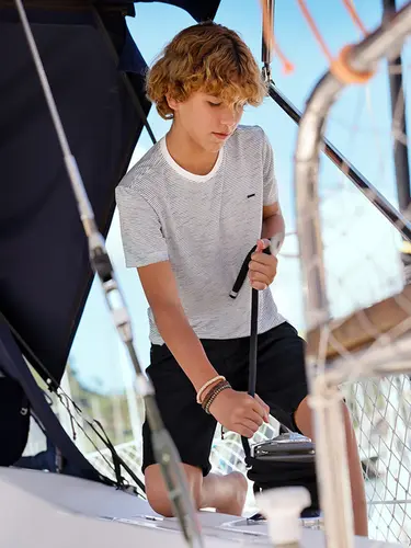 Camiseta Dif. Listrada Visco Sailor