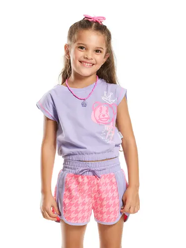 Conjunto Blusa e Shorts Moletinho Trend