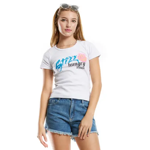 Blusa Baby Look Canelada