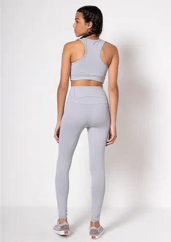 Kit Top Lycra E Calça Legging Day By Day Teen