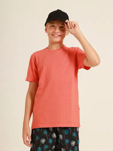Camiseta Básica Logo Bordado