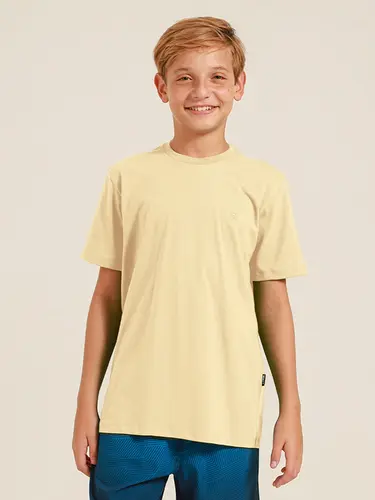 Camiseta Básica Logo Bordado