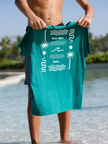 Camiseta Creative Ocean Wave