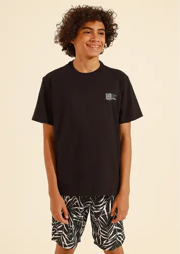 Bermuda Água Elastano Black