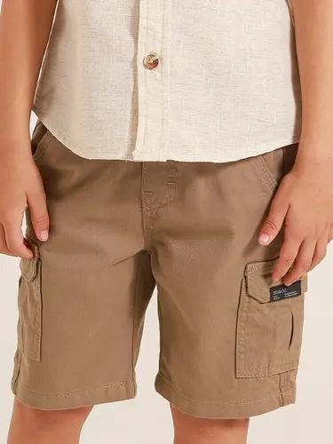 Bermuda Sarja Cargo Infantil