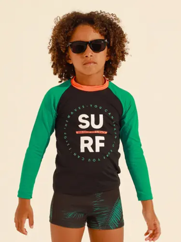 Kit Beachwear Infantil Surf Proteção UV 50