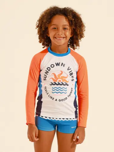 Kit Beachwear Infantil Sundown Proteção UV 50
