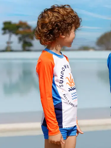 Kit Beachwear Infantil Sundown Proteção UV 50