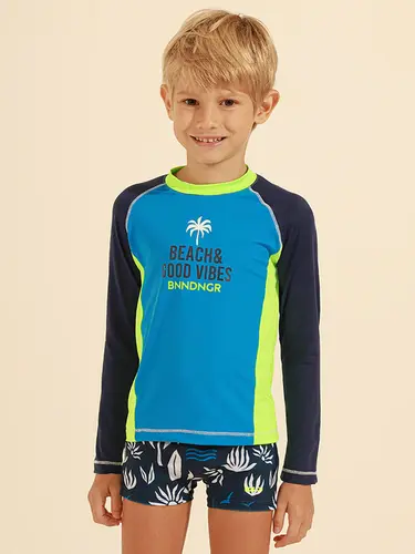 Kit Beachwear Infantil Good Vibes Proteção UV 50