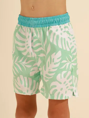 Shorts Água Monstera