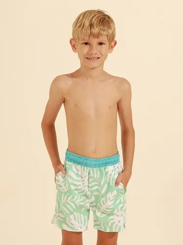 Shorts Água Monstera