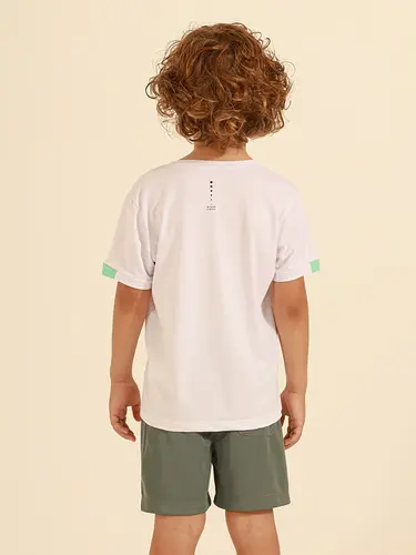 Conjunto Fitness Infantil Camiseta Dryfit Journey