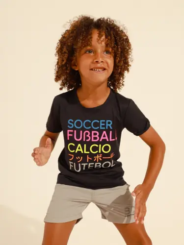 Conjunto Fitness Infantil Camiseta Dryfit PA Soccer