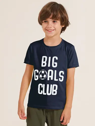 Camiseta Infantil Dryfit Big Goals