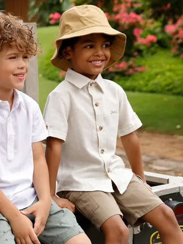 Camisa Infantil Tricoline Linen