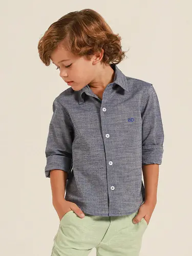 Camisa Infantil Tricoline Colors