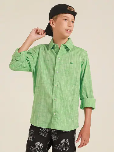 Camisa Infantil Tricoline Colors