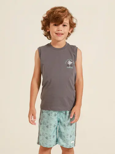 Bermuda Água Infantil Dino