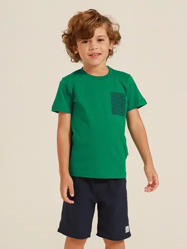 Bermuda Moletinho Infantil Basic Color