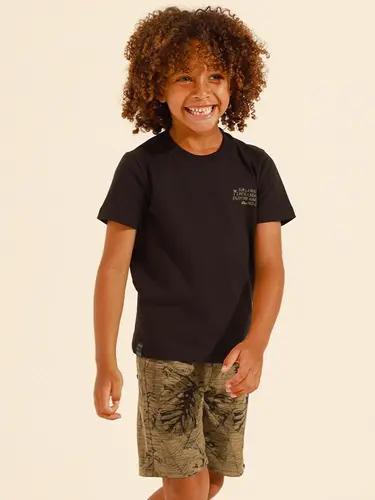 Conjunto Infantil Camiseta E Bermuda Água La Route